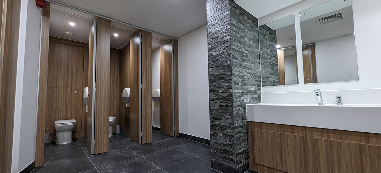 Utilita Energy Eastleigh - Washrooms and Shower Room Case Study