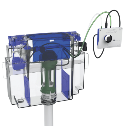 Dudley VANTAGE 6/4ltr Concealed Cistern with Electroflo Dual Flush Infrared Sensor | Commercial Washrooms