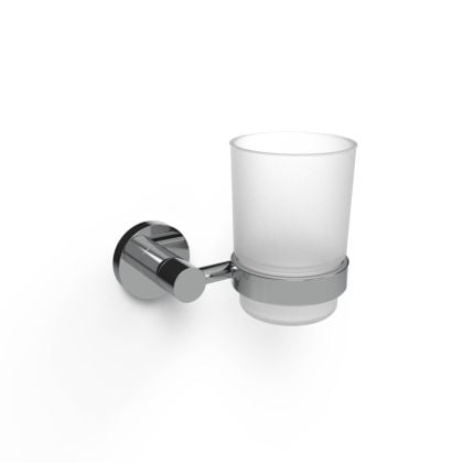 NymaSTYLE Tumbler Holder, Including Tumbler, Polished Chrome| Commercial Washrooms