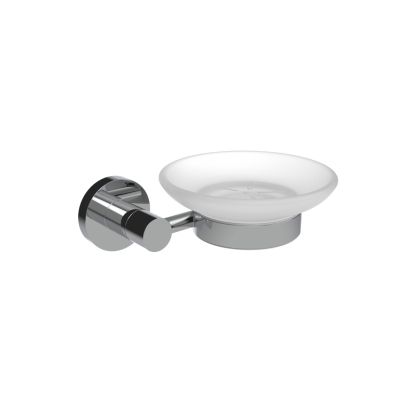 NymaSTYLE Soap Dish Holder Including Dish, Chrome Polished | Commercial Washrooms