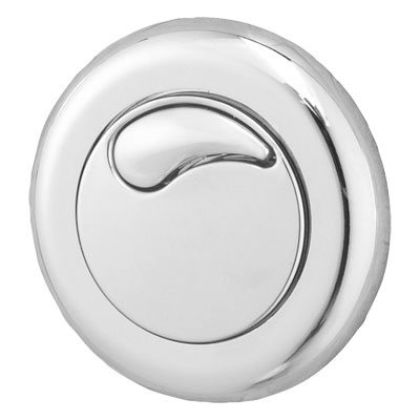 Twyford Small Dual Flush Air Operated Push Button (Chrome Plated)