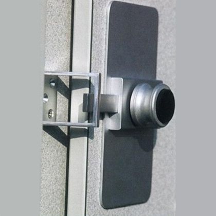 Replacement Toilet Cubicle Lock and Cover Plate - Horizontal