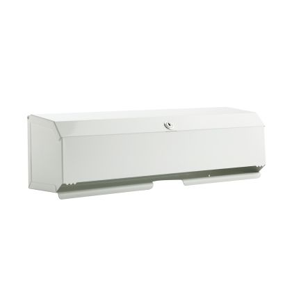 White 20" Couch Roll Dispenser, Metal | Commercial Washrooms