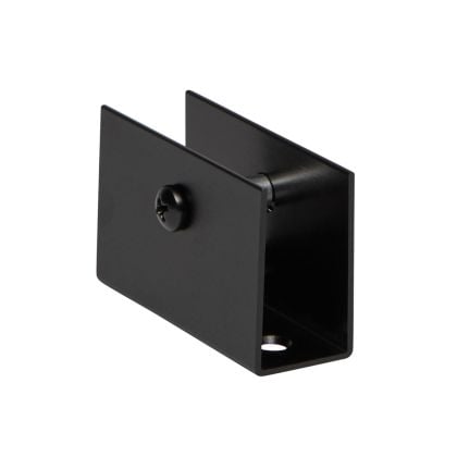 Square U-bracket (18-21mm) - Black 