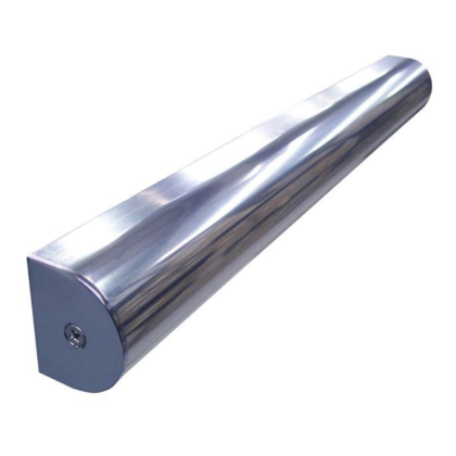 3.5m Polished Aluminium D-shaped Headrail