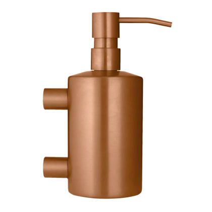 Wall mounted cylindrical soap dispenser - Copper | TSL