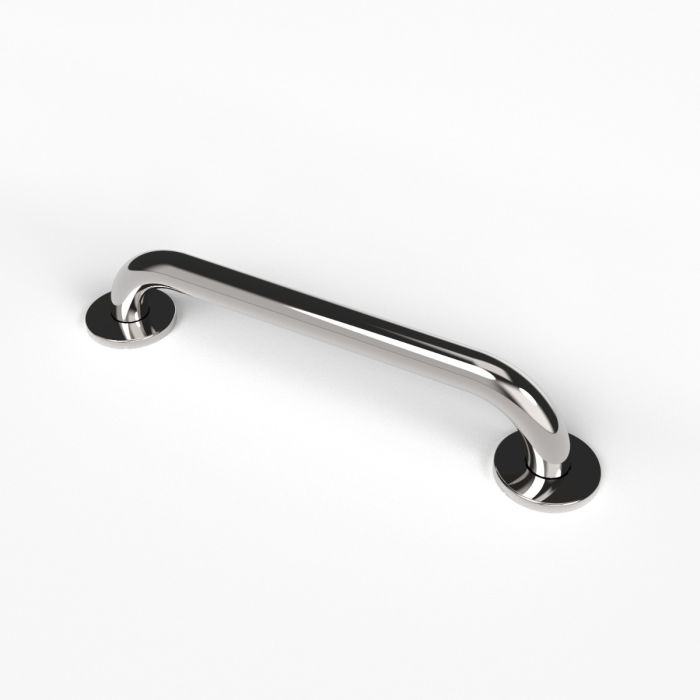 Fitzroy Of London  Polished Stainless steel grab rail - 300mm | Commercial Washrooms