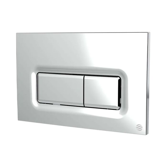 Reef Dualflush Push Plate - Chrome | Dudley 