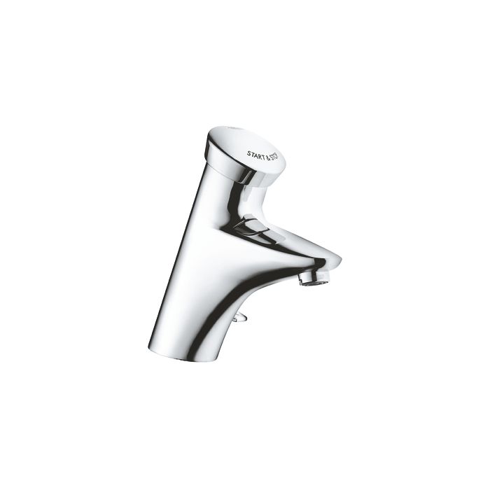 Grohe Eurodisc SE Self-closing Tap with Mixing Device and Adjustable Temperature