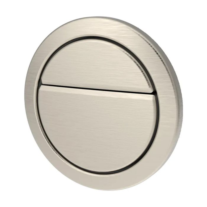 Geo Dual Flush Button - Brushed Nickel | Dudley