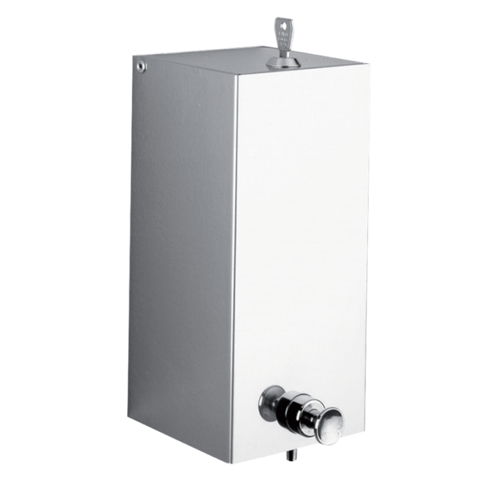 Delabie Rectangular Wall Mounted Liquid Soap Dispenser 1L 