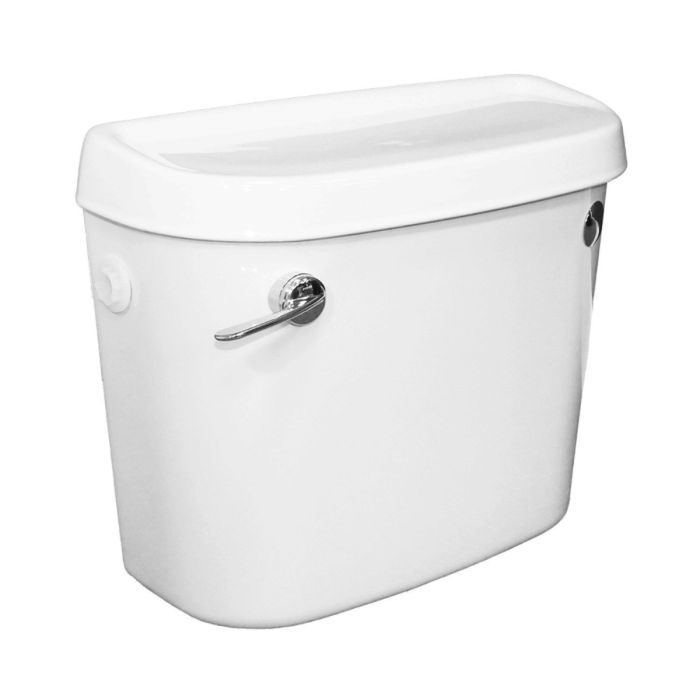 Blanc Low Level Lever Operated Ceramic Toilet Cistern