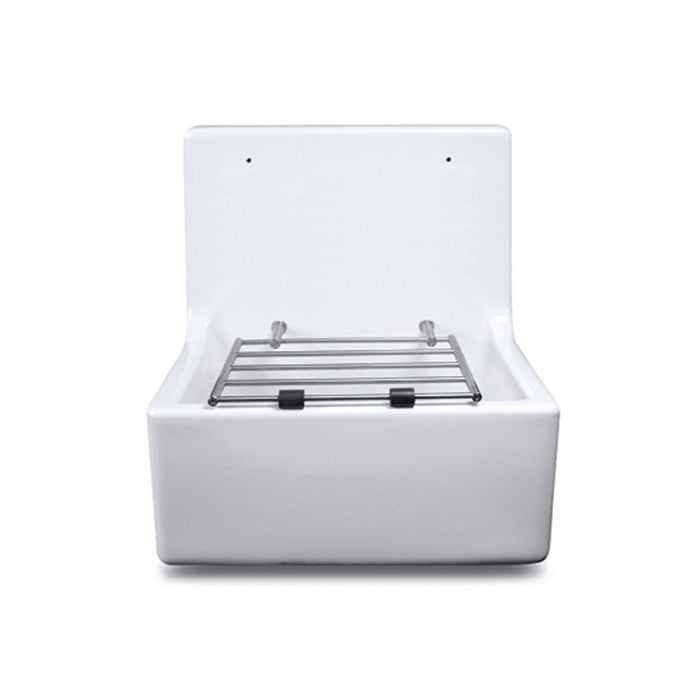 Shaws 20" High Back Cleaners Sink | Shaws of Darwen