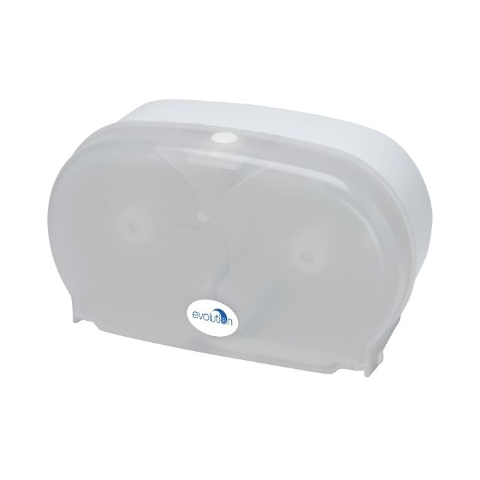 Evolution Micro Twin Toilet Roll Dispenser | Commercial Washrooms