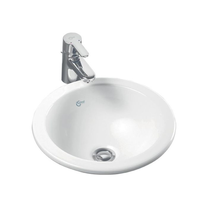 Ideal Standard Concept Sphere 38cm Countertop Washbasin (No Tap Hole)