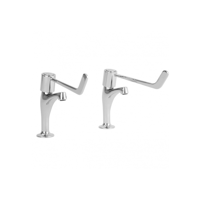 KWC DVS Lever Operated Pillar Taps (Per Pair)