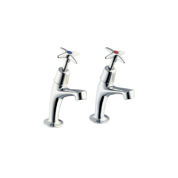 Franke Pair of 13mm Crosshead Pillar Taps