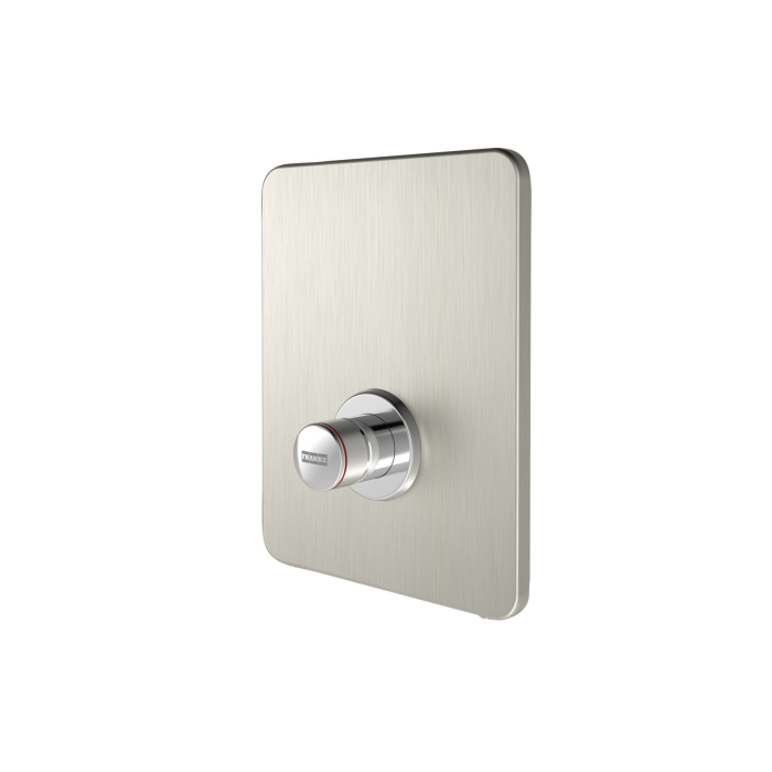 KWC DVS F3S Non Concussive Shower Valve With Stainless Steel Cover Plate