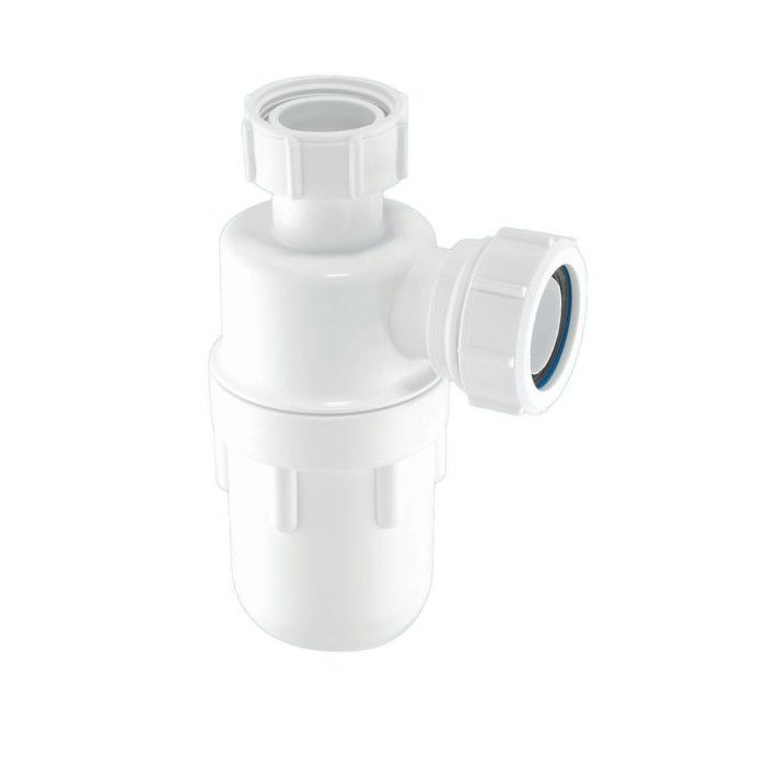 McAlpine A10 75mm Water Seal Bottle Trap with Multifit Outlet 1.1/2" x 75mm