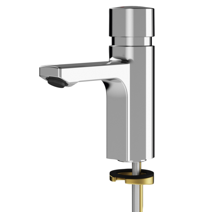 KWC DVS F5S Self-Closing Pillar Tap