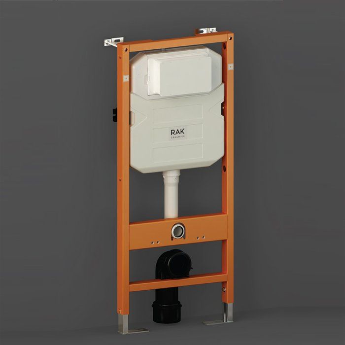 RAK Ecofix 12cm Front Flush Concealed Toilet Cistern and Frame