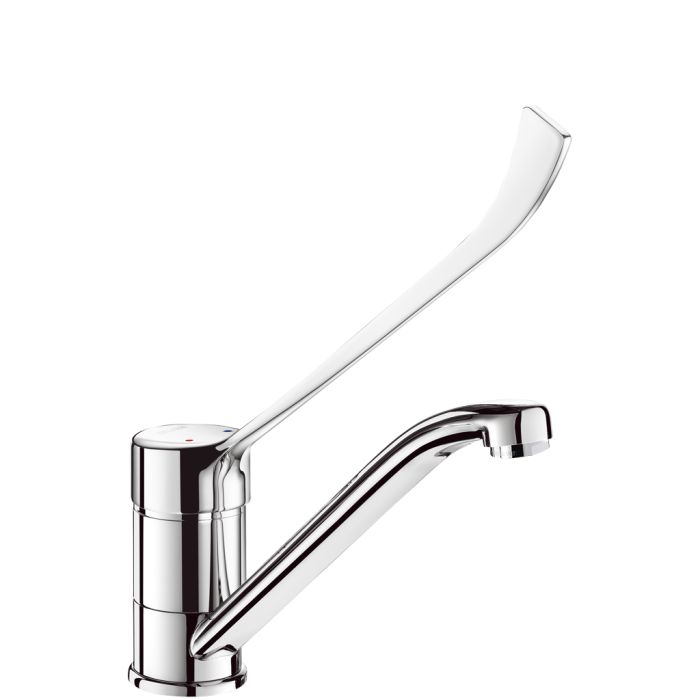 Delabie Long Arm Lever Mixer Tap for Sink or Wash Trough | Delabie