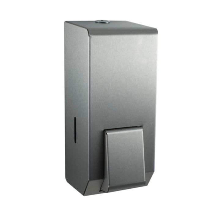 Brushed Stainless Steel Wall Mounted 1L Commercial Soap Dispenser