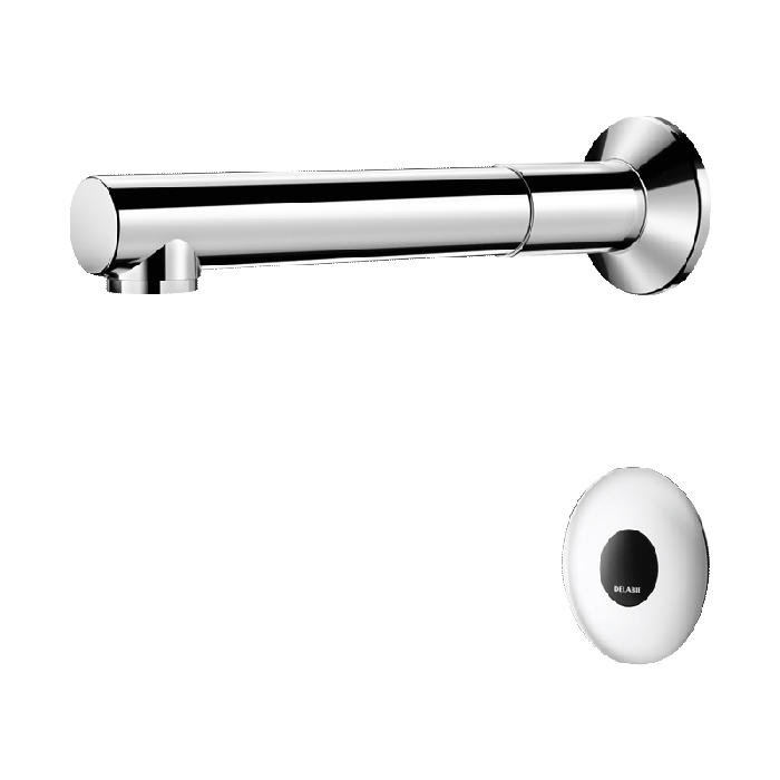 Delabie Tempomatic Tap with BIOCLIP Removable Spout | Commercial Washrooms