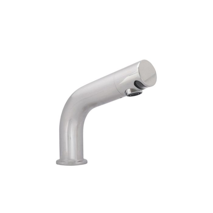 DVS Aquarius Deck-Mounted Short Neck Tap Spout Only In Polish Stainless Steel With Copper Tails