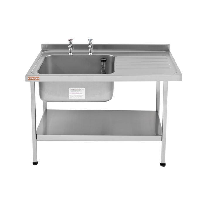 KWC DVS Midi Single Bowl Right Hand Drainer Catering Sink 