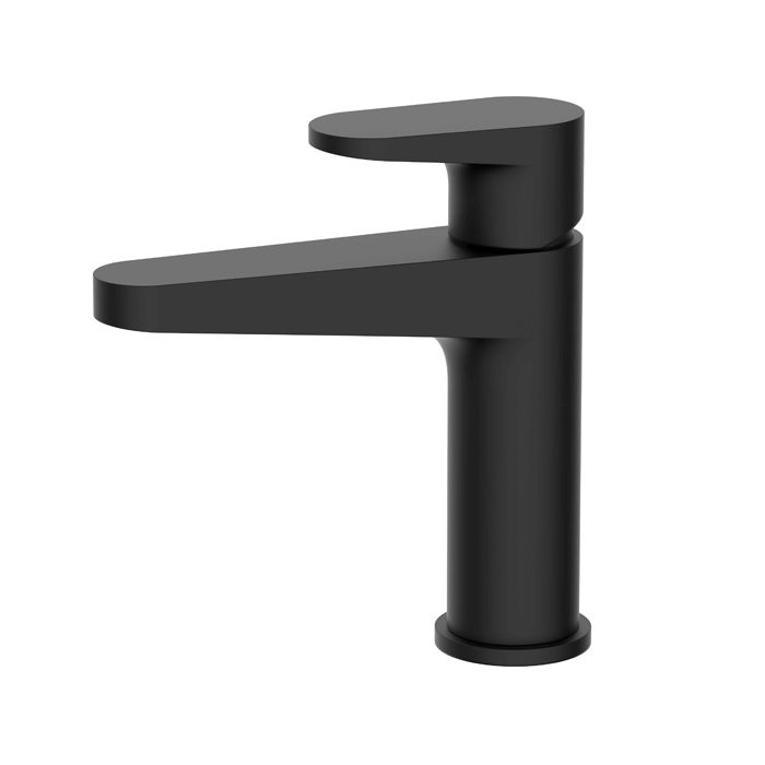 RAK Ischia Matt Black Basin Mixer Tap Without Waste | Commercial Washrooms