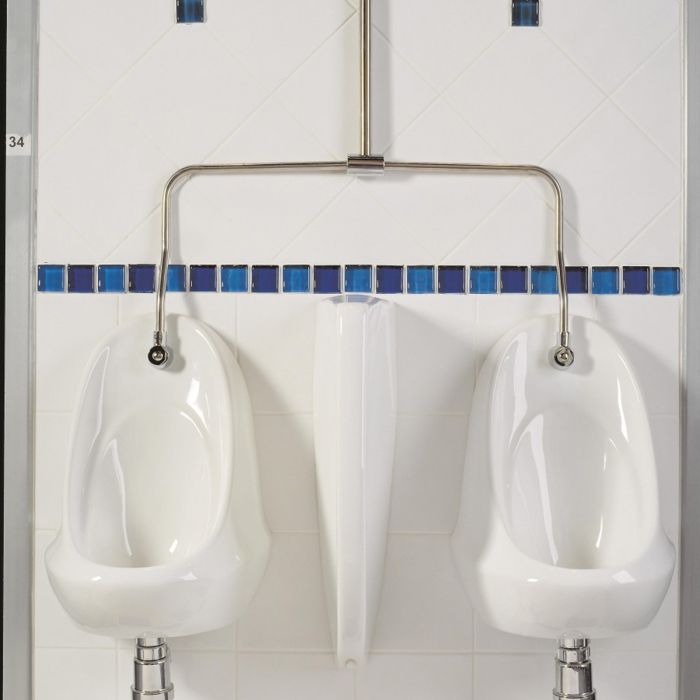 White Ceramic Urinal Bowl (Exposed Cistern) 