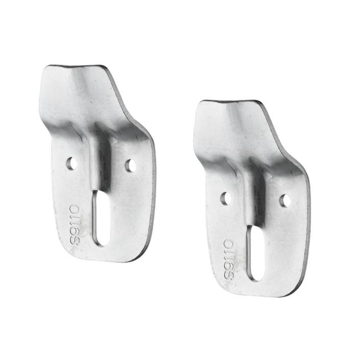 Ideal Standard Concealed Basin Wall Hangers - Polished Aluminium