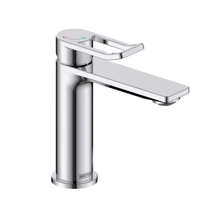 Saffron Eco Start Basin Mixer - Standard, Chrome | Bristan