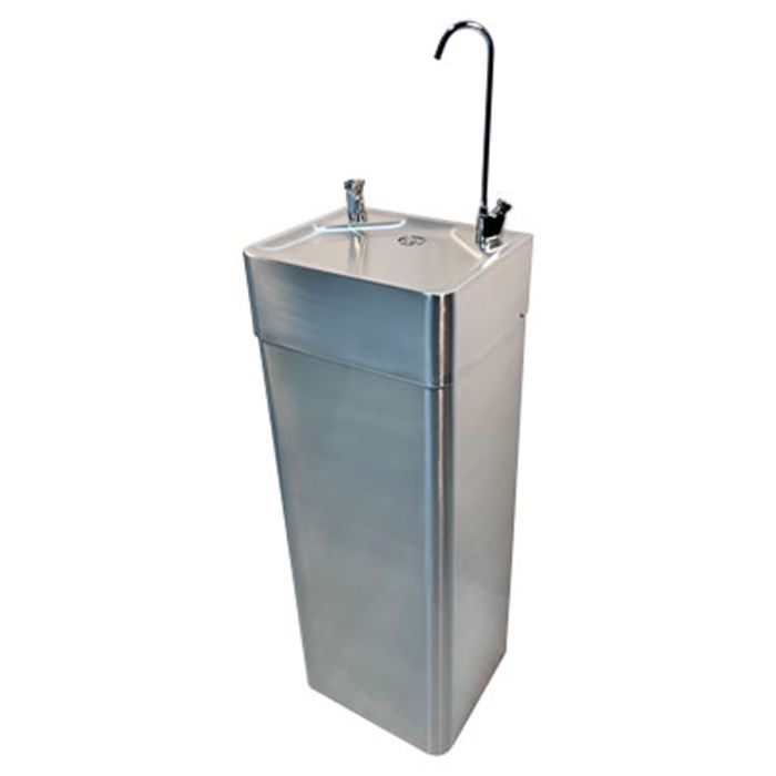 Malvern Adult Height Floor Mounted Drinking Fountain | Pland 