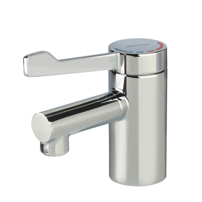 Bristan SOLO2 TMV3 Mono Basin Mixer With Long Lever Handle (no waste)