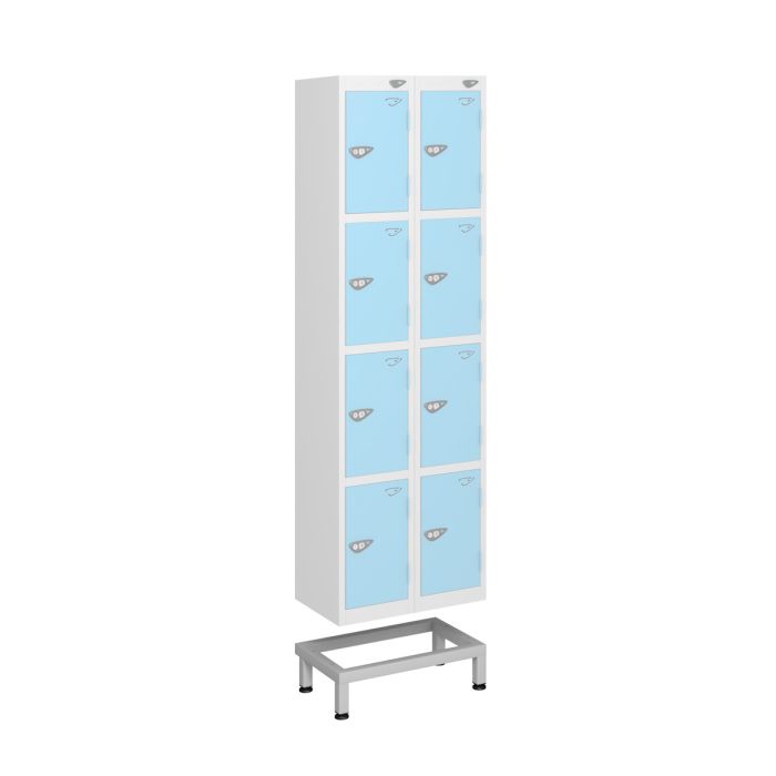 Steel Locker Stand for Two Units | Commercial Washrooms