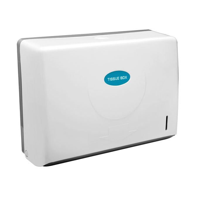 White Plastic Paper Towel Dispenser | Commercial Washrooms