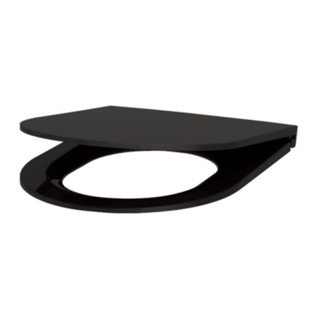 Slimline Toilet Seat Lid for S21 WC Models, Black | Delabie 