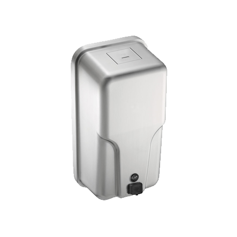 ASI ROVAL™ Vertical Stainless Steel Liquid Soap Dispenser | Commercial Washrooms