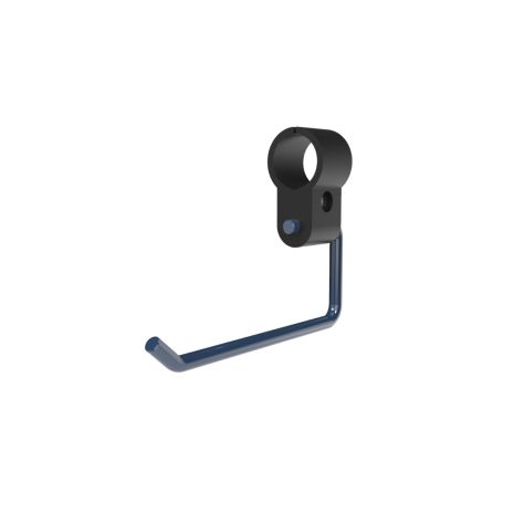 Fitzroy Of London Removable Toilet Roll Holder For Hinged Support Rail - Dark Blue | Commercial Washrooms