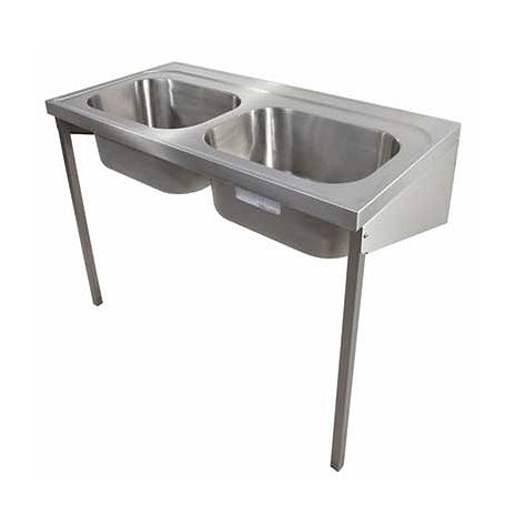 Twyford Stainless Steel Double Bowl Hospital Sink