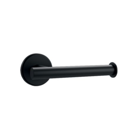 Single toilet roll holder matte black | Delabie 