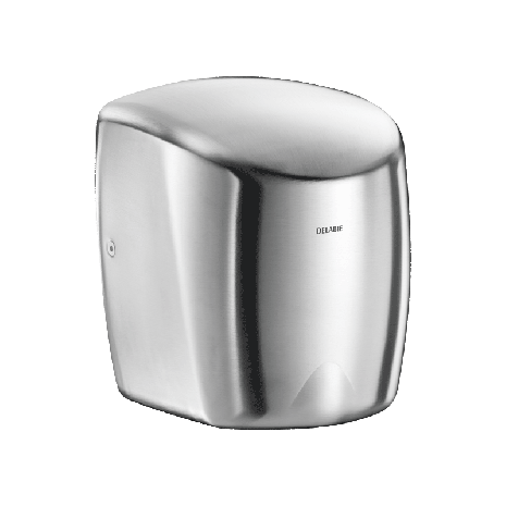 Delabie HIGHFLOW High Speed Hand Dryer, Polished Satin Finish