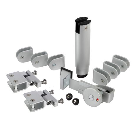 Aluminium Cubicle Hardware Pack