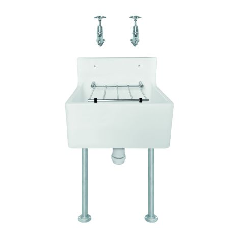 18" Low Back Cleaners Sink Pack | Commercial Washrooms