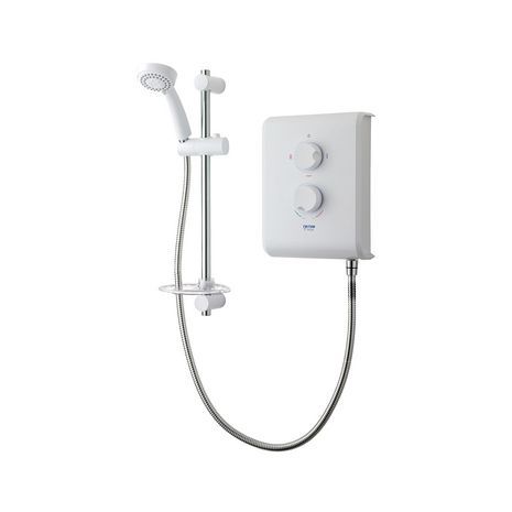 Triton T70Z electric shower 7.5kw White/Chrome Plated | Commercial Washrooms