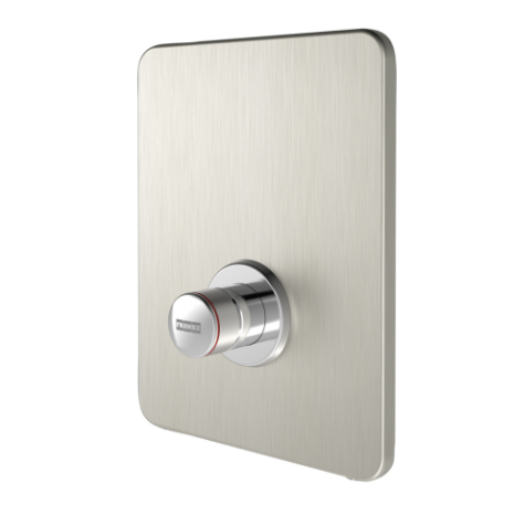 KWC DVS F3S Non Concussive Shower Valve With Stainless Steel Cover Plate