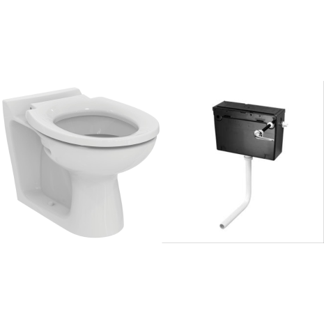 Armitage Shanks Contour 21 305mm Back To Wall School Toilet and Cistern