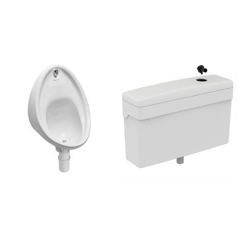 Armitage Shanks Sanura 500mm Urinal Bowl Pack (Concealed Cistern)